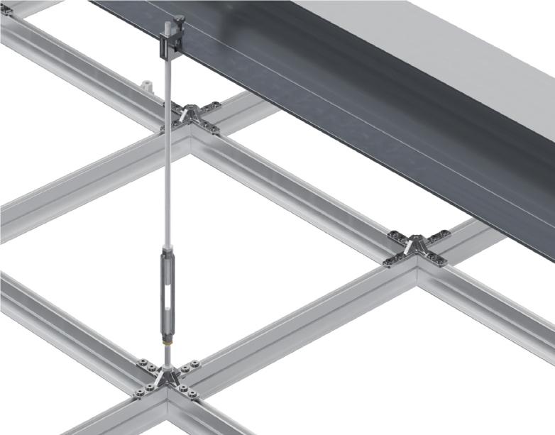 Structural Plenum Ceiling U-Flex Engineered Structural Ceiling System - Nextcraft Ltd